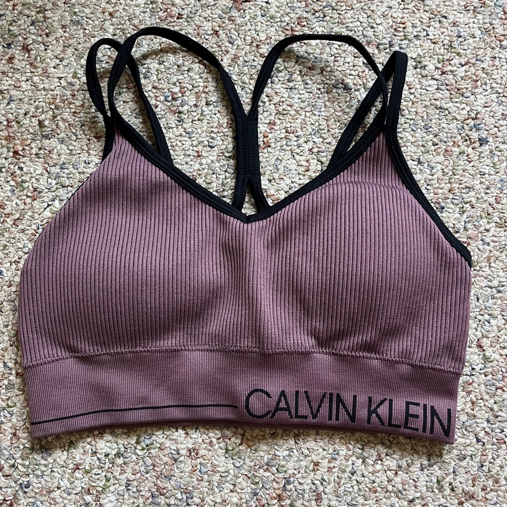 Calvin Klein padded sports bra, size S
